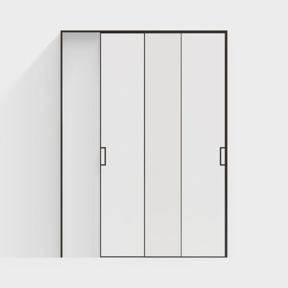 Minimalist Door 3D model for Creative Projects