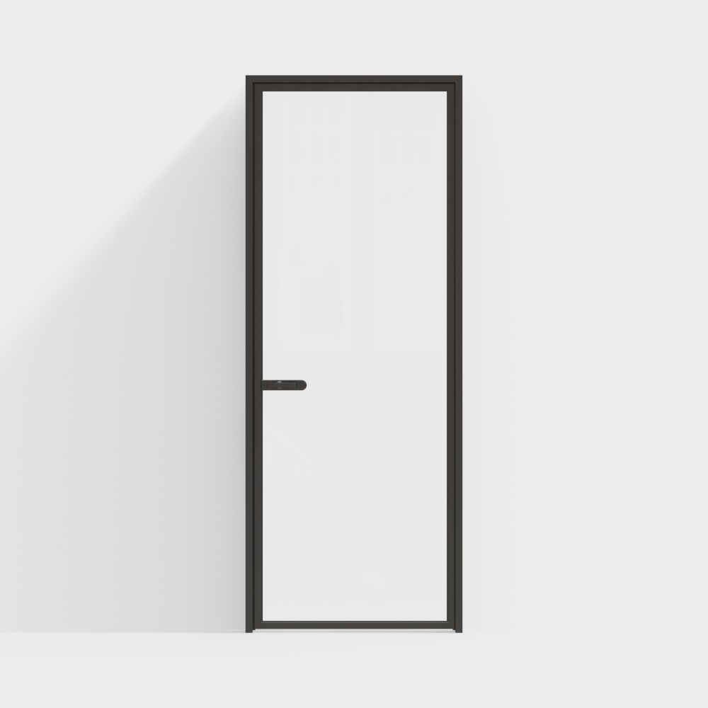 Modern Single Door Glass