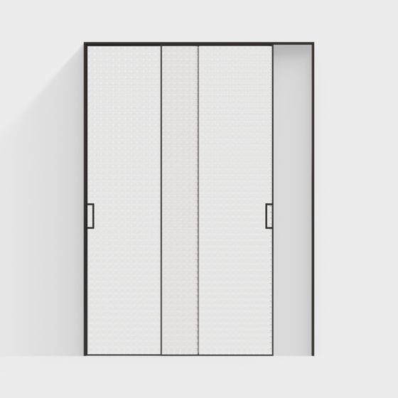 Minimalist Door 3D model for Creative Spaces