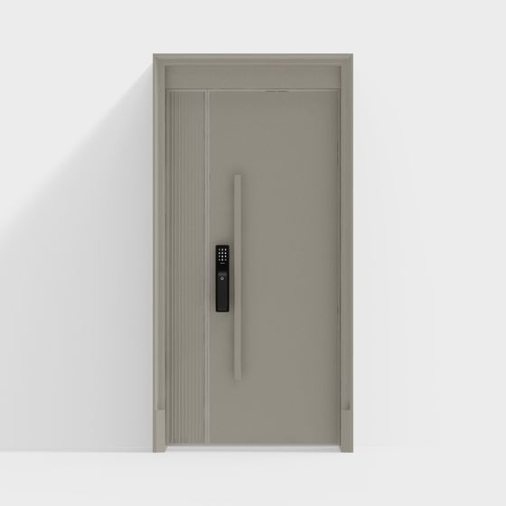 Stylish Minimalist Door 3D model