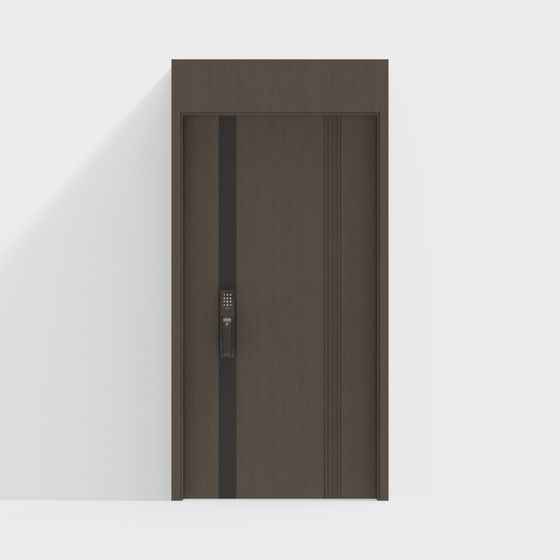 Minimalist Futuristic Door 3D model