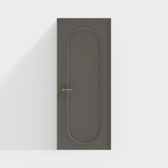 Stylish Arch Door 3D model for Creative Projects