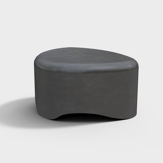 Streamlined Sofa Stool 3D model
