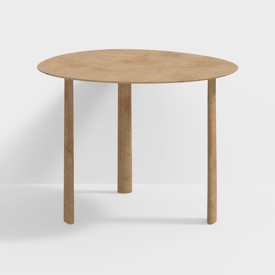 Stylish Round Table 3D Model for Modern Interiors