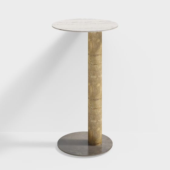 Stylish Minimalist Bar Table 3D model