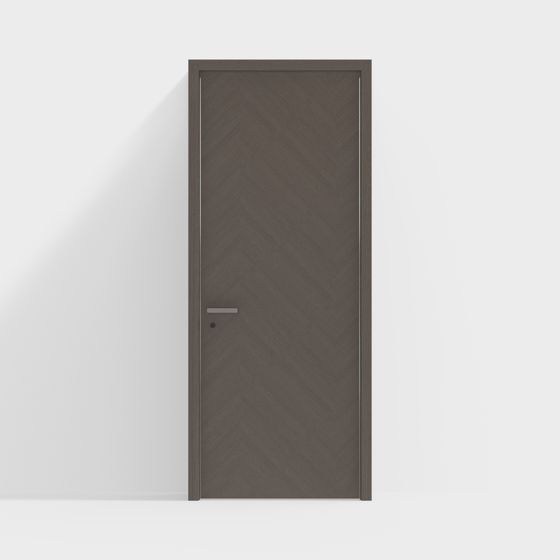 Herringbone Door 3D model for Modern Aesthetics