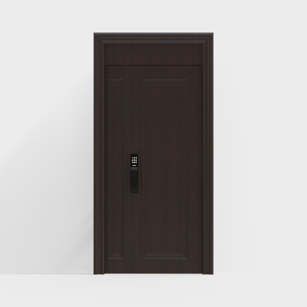 Anti-Theft Wooden Door