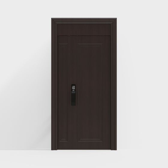 Porte en bois anti-vol