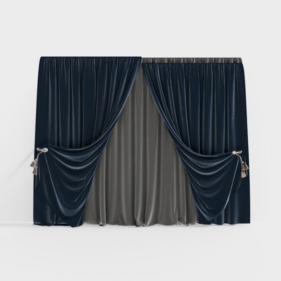 미국 스타일 패브릭 커튼