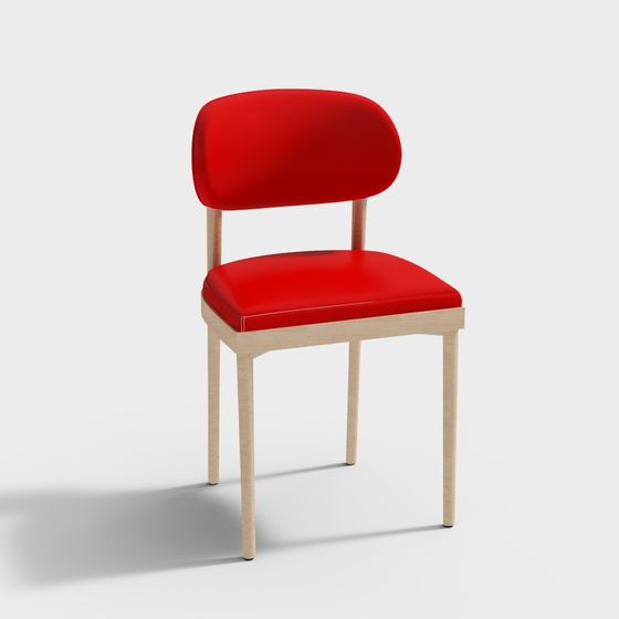 Elegant Minimalist Chair 3D model