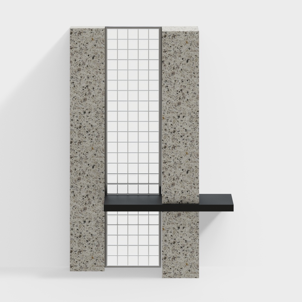 Marble Brick Partition