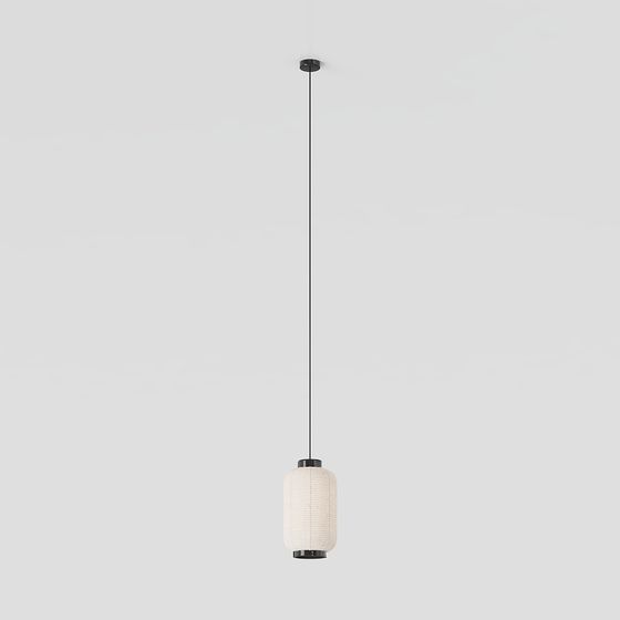 Elegant Hanging Lamp Low-Poly 3D model