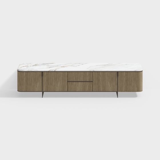 Modern Urban Living Room TV Stand 3D model