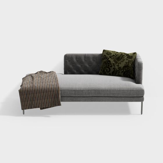 Modern Elegant 3D Sofa Model for Contemporary Spaces