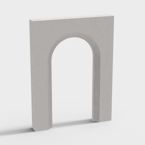Stylish Low-Poly Arch 3D model for Creative Projects