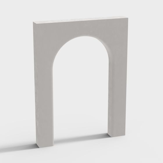 Elegant Minimalist Arch 3D model
