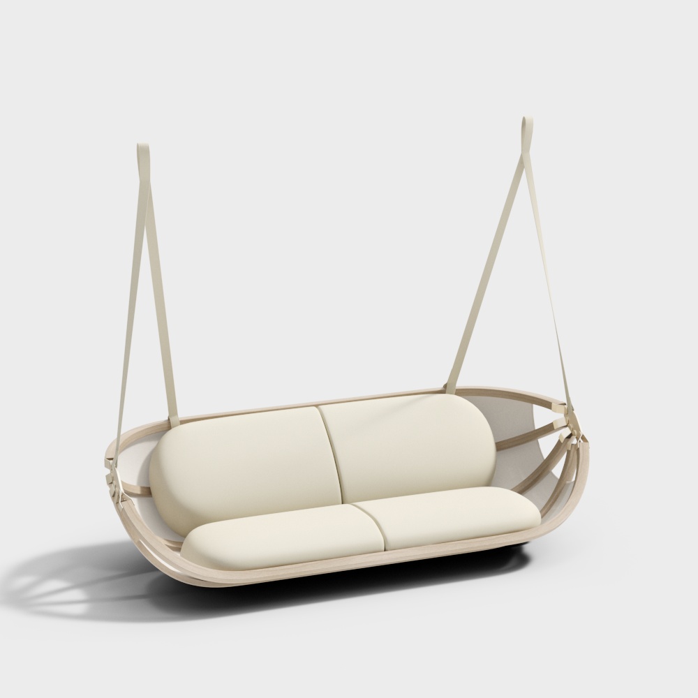 Elegant Hanging Chair 3D model for Modern Interiors