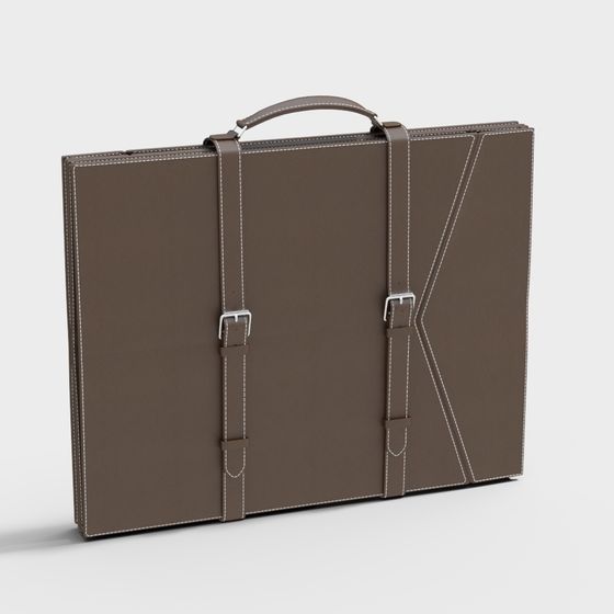Stylish Business Briefcase 3D Model for Creative Projects