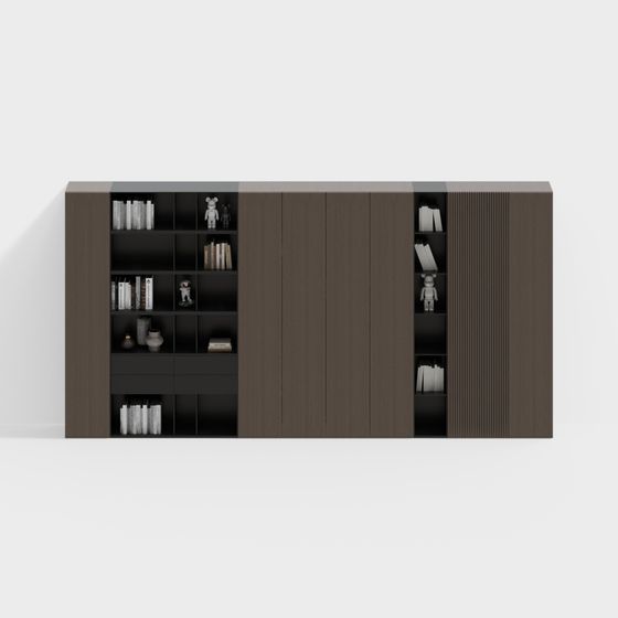 Urban Bookshelf 3D model