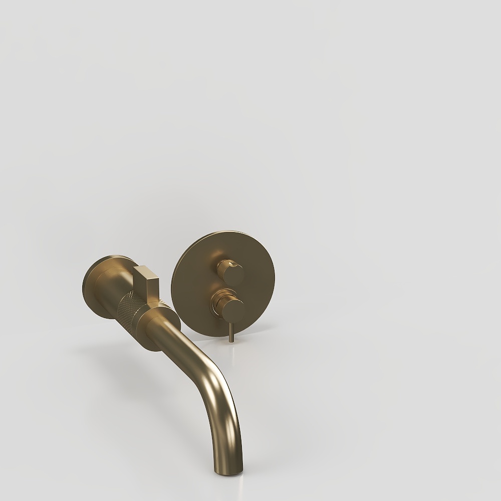 Wall-Mounted Metal Faucet