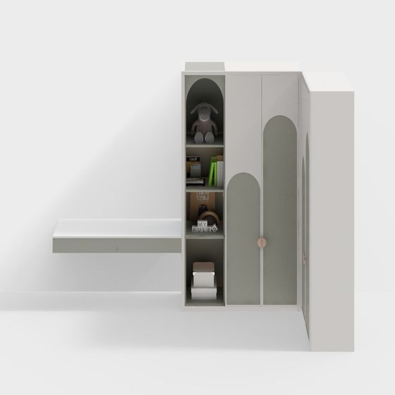 Minimalist Closet 3D model