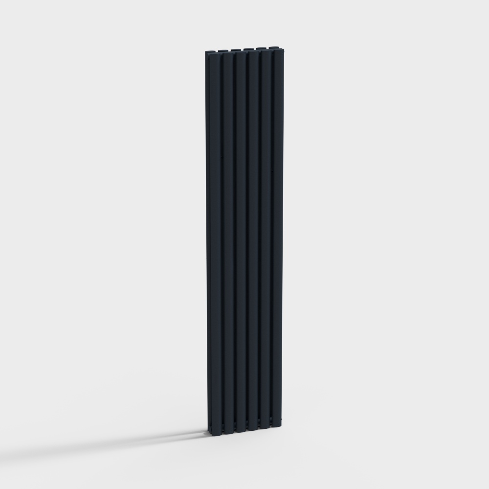 Blue Wall-Mounted Radiator
