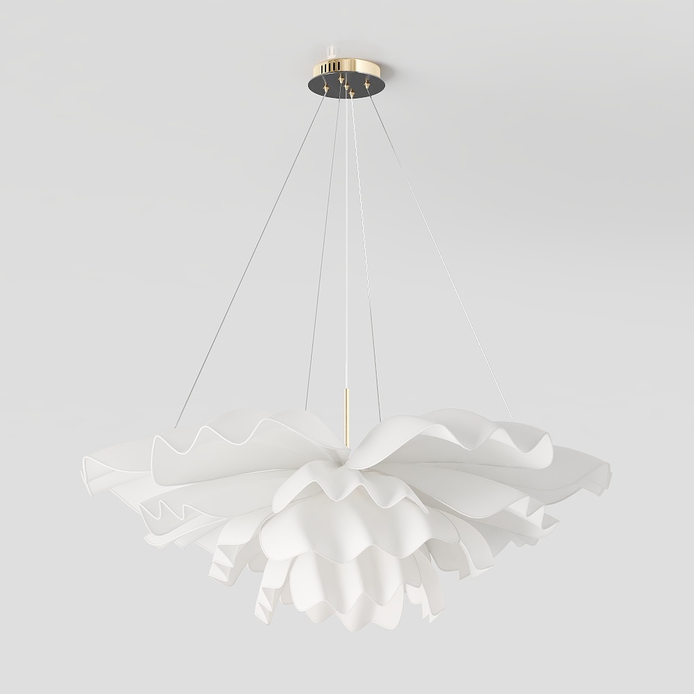 Soft Wind Chiffon Flower Pendant Light