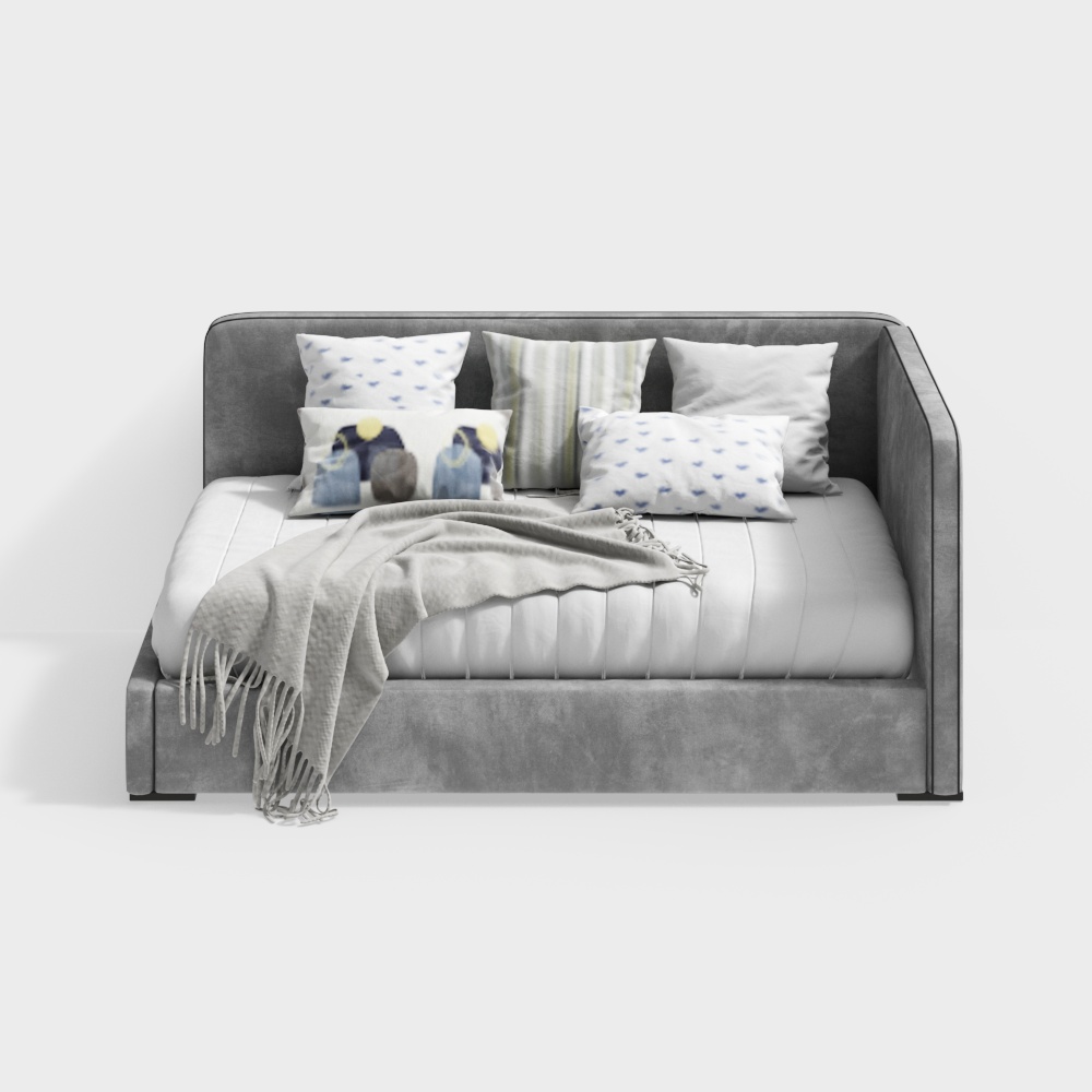 Одиночная кровать Крема Ветер