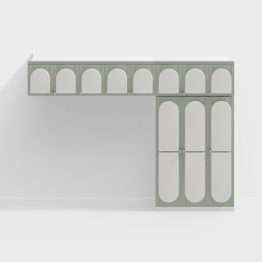 Custom Wardrobe Model for Top Cabinet Bed