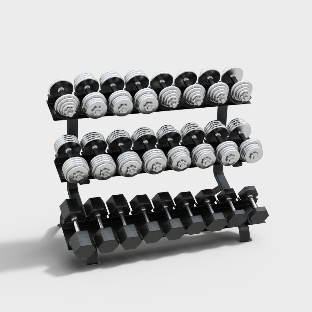 健身器材哑铃架