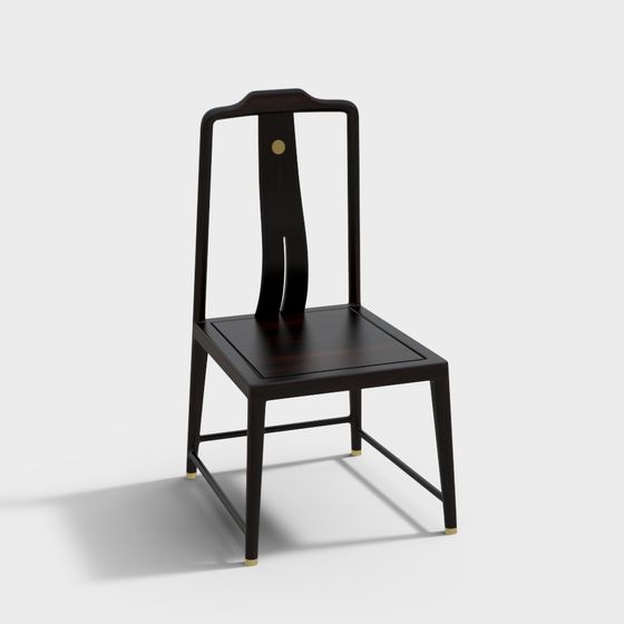 Elegant Chinese Chair 3D model for Modern Design