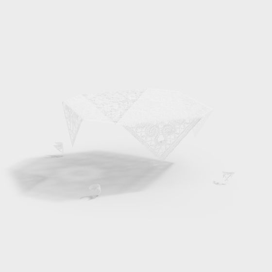 Nappe Carrée en Dentelle Européenne Simple