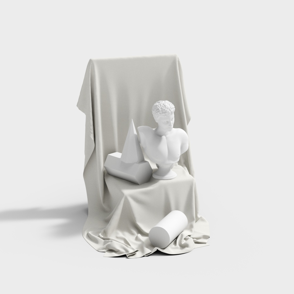 Tranquil Sculpture 3D model