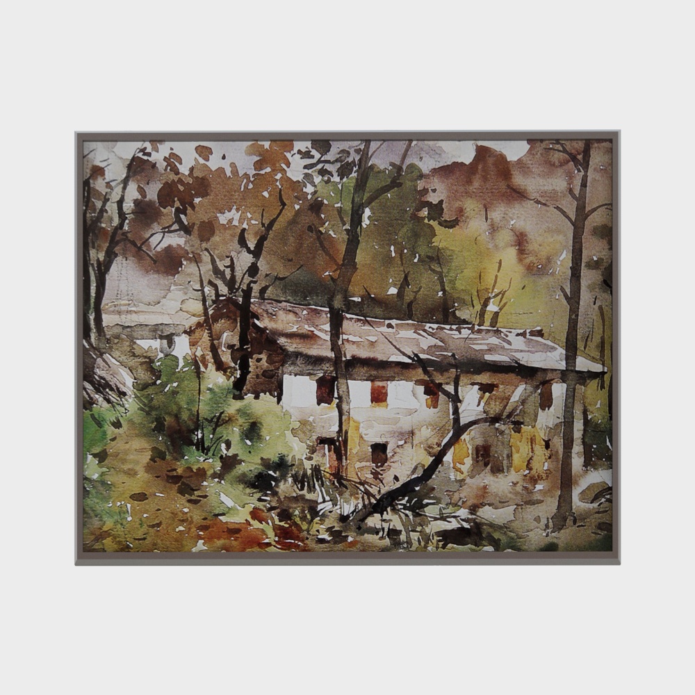 Autumn Watercolor Painting