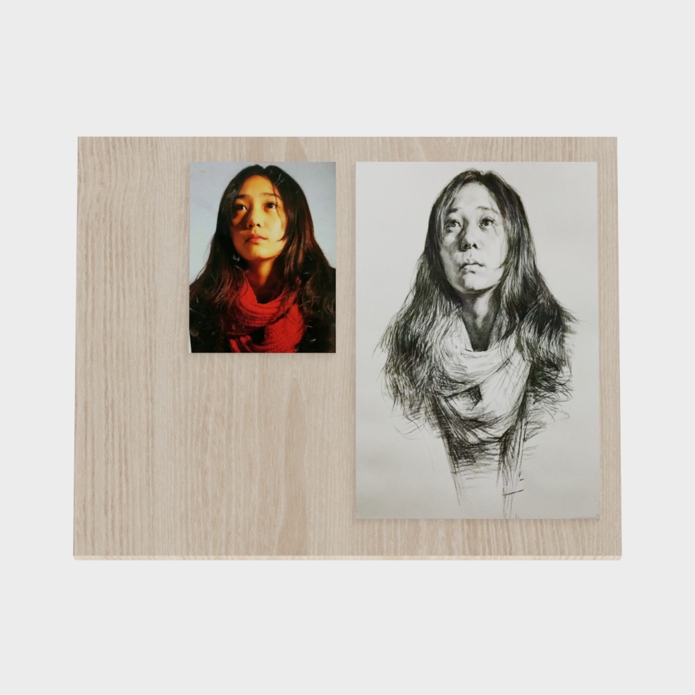 Sketch of a Person on Drawing Board