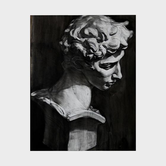 Stunning David Head 3D Model in Realistic Style