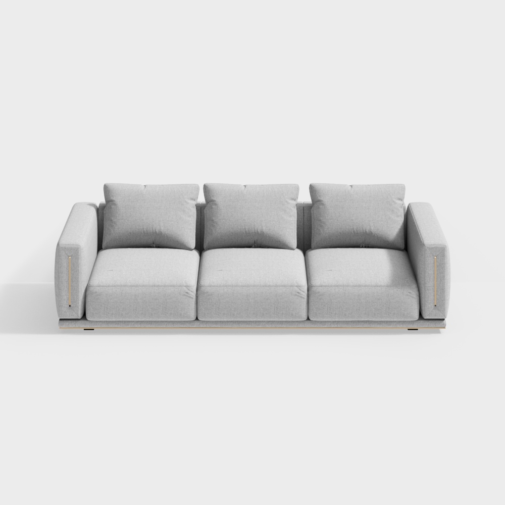 Urban Comfort Sofa 3D model