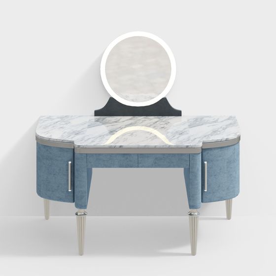 Elegant Vanity Table 3D model