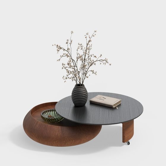 Streamlined Coffee Table 3D model