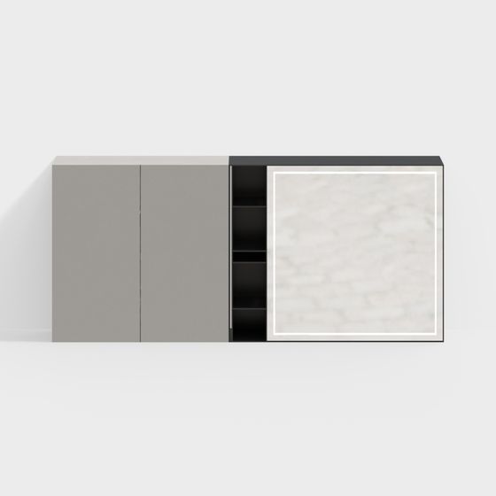 현대 욕실 거울장