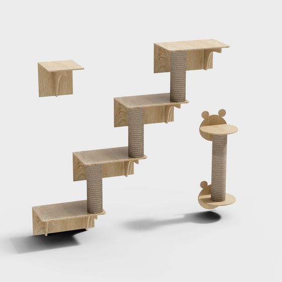 Escalera para gatos moderna