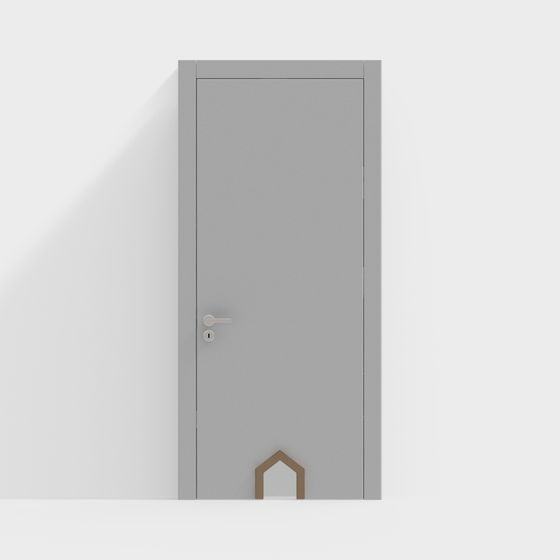 Urban Gate 3D model - Modern Minimalist Design