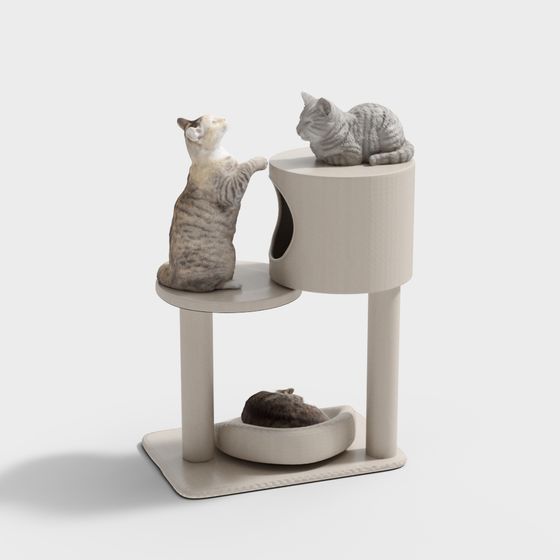 Modern Cat Ladder 3D Model