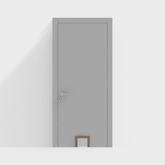 Minimalist Door 3D model for Creative Projects