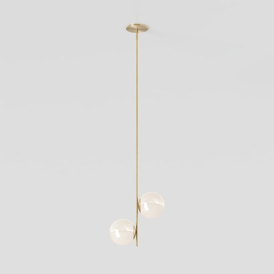 Modern Minimalist Chandelier 3D model