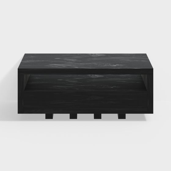 Stylish Obsidian Coffee Table 3D model for Design Projects