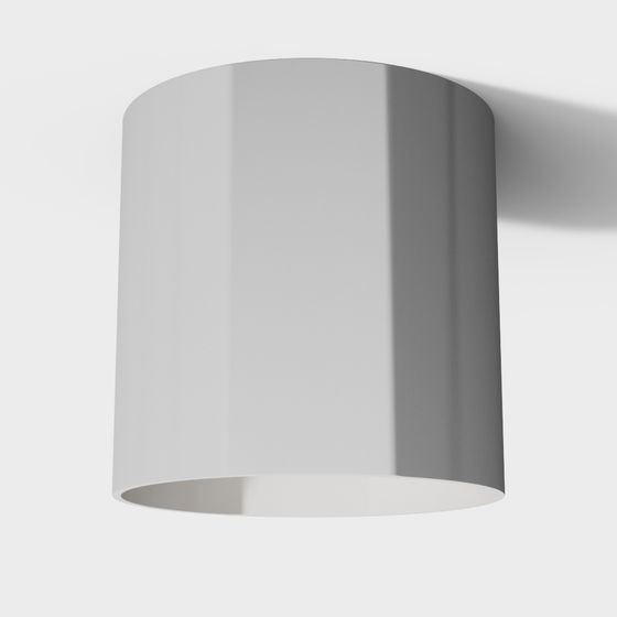 Minimalist Cylinder Lamp Shade 3D model