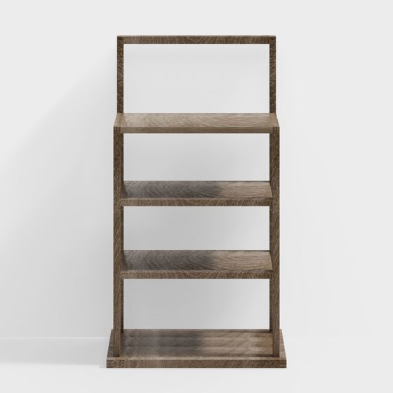 Urban Shelf 3D model - Modern Minimalist Design