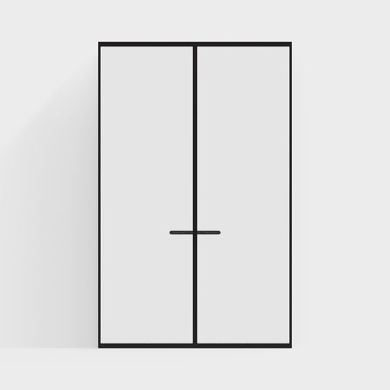 현대 미니멀리스트 더블 도어