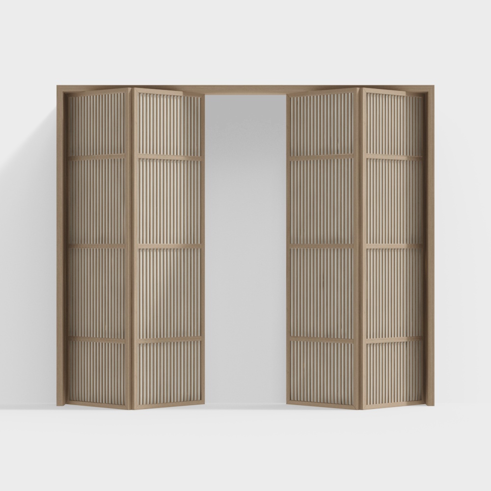 Puerta Plegable de Estilo Japonés